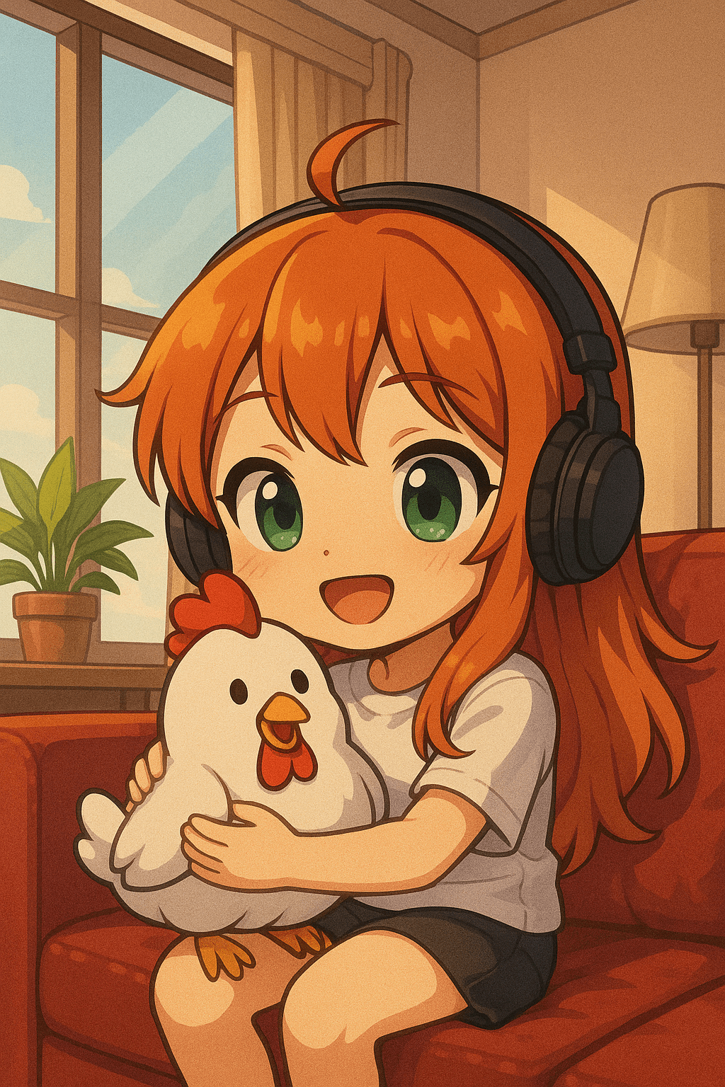 animated synthia chibi style